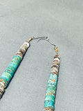 Outstanding Vintage Native American Navajo Royston Kingman Turquoise Shell Necklace-Nativo Arts