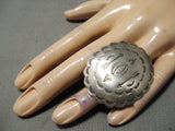 Marvelous Vintage Navajo Sterling Silver Ring Native American-Nativo Arts