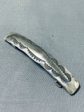 Marvelous Native American Navajo Sterling Silver Hair Barrette-Nativo Arts