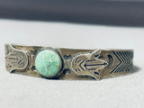 Excellent Vintage Native American Navajo Cerrillos Turquoise Sterling Silver Bracelet-Nativo Arts