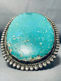 Museum Quality Vintage Native American Navajo Turquoise Sterling Silver Bracelet-Nativo Arts