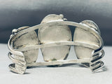 Important Turquoise Vintage Native American Navajo Sterling Silver Bracelet-Nativo Arts