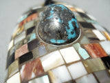 Important Godber Turquoise Zuni Inlay Native American Necklace-Nativo Arts