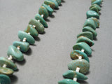 Wonderful Vintage Santo Domingo Royston Turquoise Native American Necklace Old-Nativo Arts