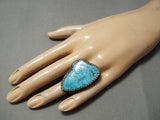 Best Verdy Jake Important Navajo Turquoise Sterling Silver Native American Ring-Nativo Arts