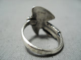 Outstanding Navajo Native American Sterling Silver Axe Ring-Nativo Arts