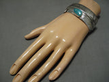 Important Vintage Native American Navajo Ben Begaye Royston Turquoise Sterling Silver Bracelet-Nativo Arts