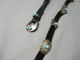 Amazing Vintage Native American Navajo Turquoise Sterling Silver Concho Belt Old-Nativo Arts