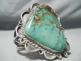 Skyscraper Vintage Native American Navajo Royston Turquoise Sterling Silver Bracelet-Nativo Arts