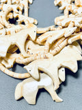 The Best Santo Domingo Completely Hand Carved Horse Necklace-Nativo Arts