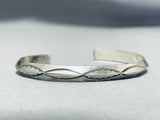 Incredible Vintage Native American Navajo Triangular Sterling Silver Bracelet-Nativo Arts