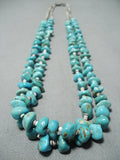 Marvelous Vintage Santo Domingo Royston Turquoise Necklace Native American Old-Nativo Arts