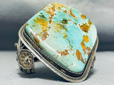 Native American One Of The Best Museum Vintage Royston Turquoise Sterling Silver Bracelet-Nativo Arts