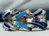 One Of The Best Ever Taxco Mexican Turquoise Sterling Silver Bracelet-Nativo Arts