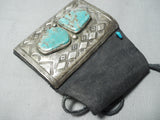 One Of The Best Vintage Native American Navajo Turquoise Sterling Silver Ketoh Bracelet Old-Nativo Arts