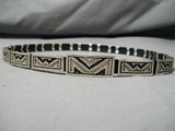 Important Dan Jackson Vintage Native American Navajo Sterling Silver Hat Concho Belt-Nativo Arts