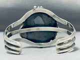 Gorgeous Vintage Native American Navajo Candelaria Turquoise Sterling Silver Bracelet-Nativo Arts