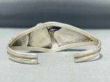 Wil Manning Native American Navajo Morenci Turquoise Sterling Silver Bracelet Signed-Nativo Arts