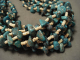244 Grams Quality Navajo Native American Jewelry jewelry Natural Blue Turquoise Necklace-Nativo Arts
