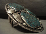 249 Grams Huge Heavy One Of Largest Navajo Native American Jewelry jewelry Bracelet Ever-Nativo Arts