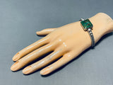 Superior Vintage Native American Navajo Royston Turquoise Sterling Silver Bracelet-Nativo Arts