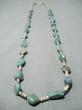 Impressive Santo Domingo Royston Turquoise Necklace Native American-Nativo Arts