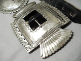 Very Important Early 1900's Vintage Native American Navajo Coin Silver Concho Belt Old-Nativo Arts