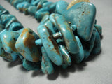 250 Grams Huge Vintage Navajo Native American Jewelry jewelry Royston Turquoise Heishi Necklace Old-Nativo Arts