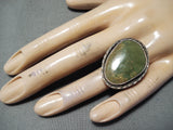 Fabulous Vintage Native American Navajo Royston Turquoise Sterling Silver Ring-Nativo Arts