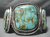 One Of The Best Vintage Native American Navajo Royston Turquoise Sterling Silver Bracelet Old-Nativo Arts