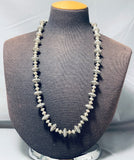 Orville Tsinnie Vintgae Native American Navajo Turquoise Sterling Silver Necklace-Nativo Arts