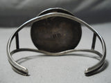 Wonderful Vintage Native American Zuni Mother Of Pearl Sterling Silver Bracelet Old-Nativo Arts