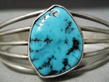Amazing Native American Navajo Turquoise Sterling Silver Bracelet-Nativo Arts