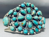 Incredible Native American Navajo Royston Turquoise Sterling Silver Bracelet-Nativo Arts