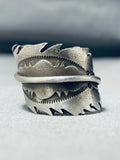 Amazing Adjustable Vintage Native American Navajo Sterling Silver Ring-Nativo Arts