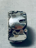 Important Alex Sanchez Native American Navajo Sterling Silver Ring-Nativo Arts