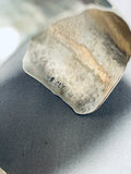 Cly Wide Hand Hammered Vintage Native American Navajo Sterling Silver Bracelet-Nativo Arts