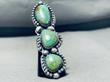Unbelievable Native American Navajo Royston Turquoise Sterling Silver Ring-Nativo Arts