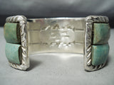 Amazing San Felipe Native American Royston Turquoise Sterling Silver Bracelet-Nativo Arts