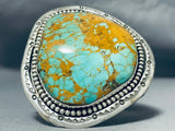 Rare Tso Family Native American Navajo Royston Turquoise Sterling Silver Bracelet-Nativo Arts