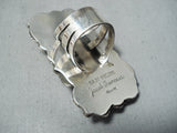 Beautiful San Felipe Native American 8 Turquoise Sterling Silver Gecko Ring-Nativo Arts