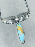 Captivating San Felipe 8 Turquoise Sterling Silver Necklace-Nativo Arts