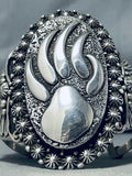 One Of The Best Ever Vintage Native American Navajo Ben Begaye (d.) Sterling Silver Bracelet-Nativo Arts