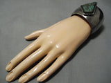 Important Sammy Graves Vintage Native American Navajo Royston Turquoise Sterling Silver Bracelet-Nativo Arts