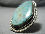 Important Huge Men's Navajo Sterling Silver Native American Ring-Nativo Arts