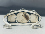 Tears Of Joy Vintage Native American Navajo Turquoise Sterling Silver Bracelet-Nativo Arts