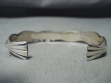 Wonderful Vintage Navajo Turquoise Sterling Silver Bracelet Native American Old-Nativo Arts