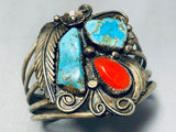Huge Very Rare Eatser Blue Turquoise Vintage Native American Navajo Sterling Silver Bracelet-Nativo Arts