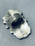 Heavy 44 Grams San Felipe Sterling Silver Chief Ring-Nativo Arts