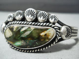 Verdy Jake Royston Turquoise Important Vintage Native American Navajo Sterling Silver Bracelet-Nativo Arts